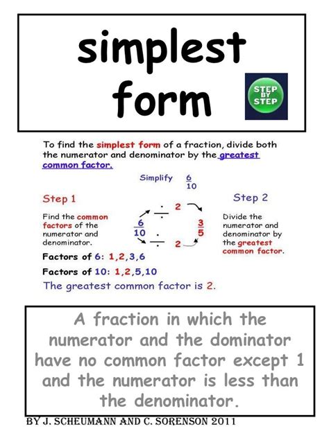 simplest form